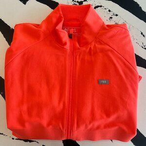 FIGS *FIERY CORAL* SYDNEY SCRUB JACKET SIZE XL WOMENS